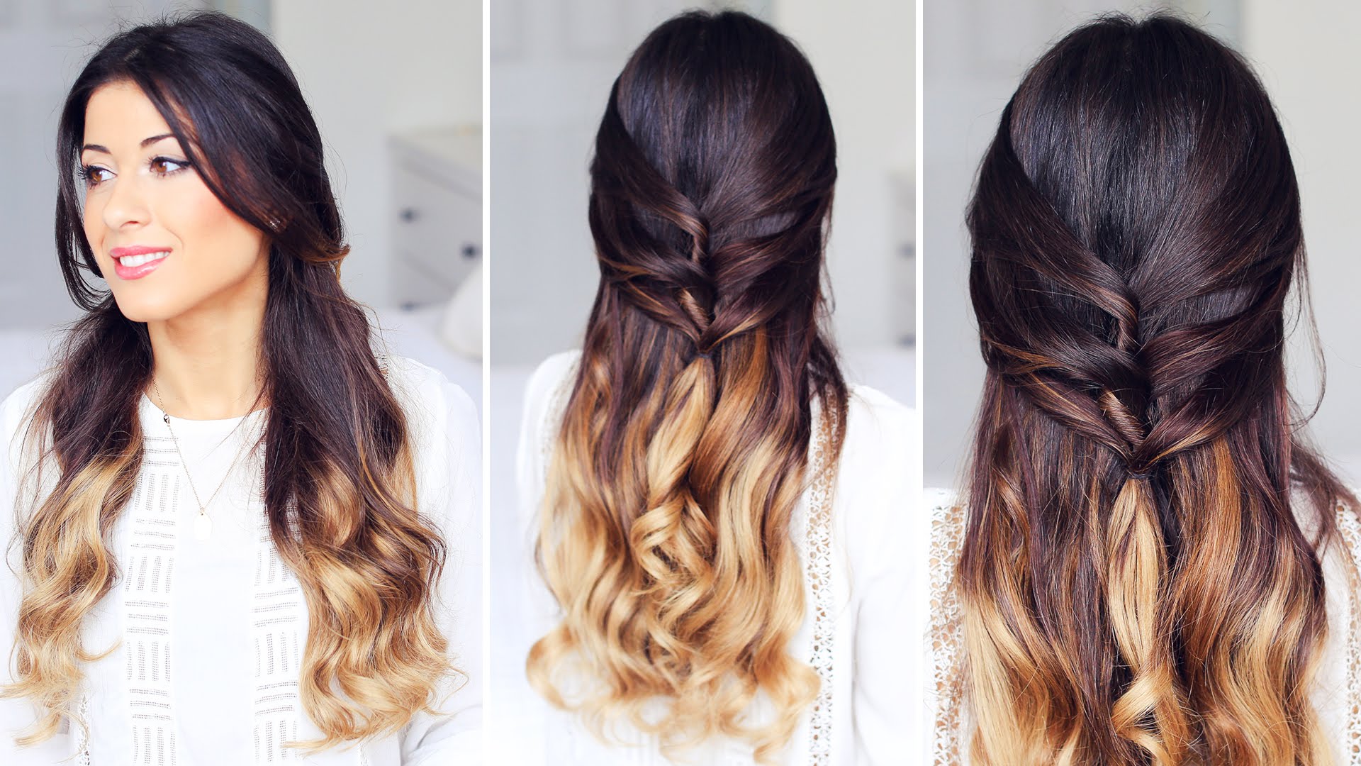 Cute Half-Up, Half-Down Hairstyle â€" INTHEFAME