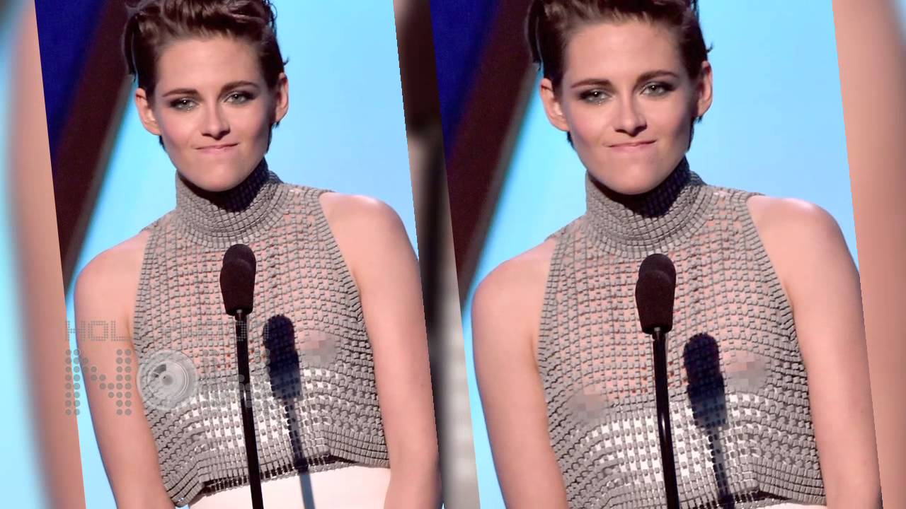 Kristen Stewart NIP SLIP On Stage | 2014 Hollywood Films Awards – INTHEFAME